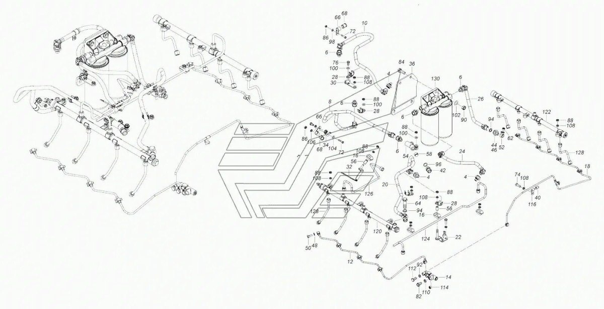 Топливная трубка КАМАЗ 43118 евро 4