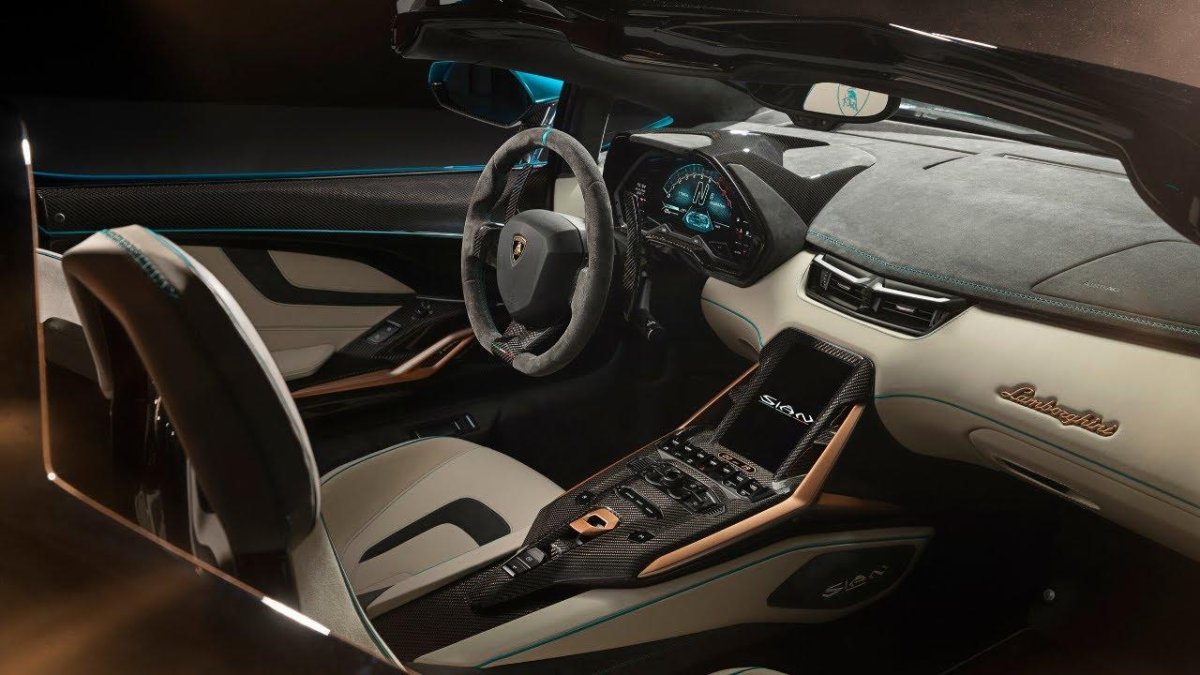 Lamborghini Sian Roadster 2021 салон