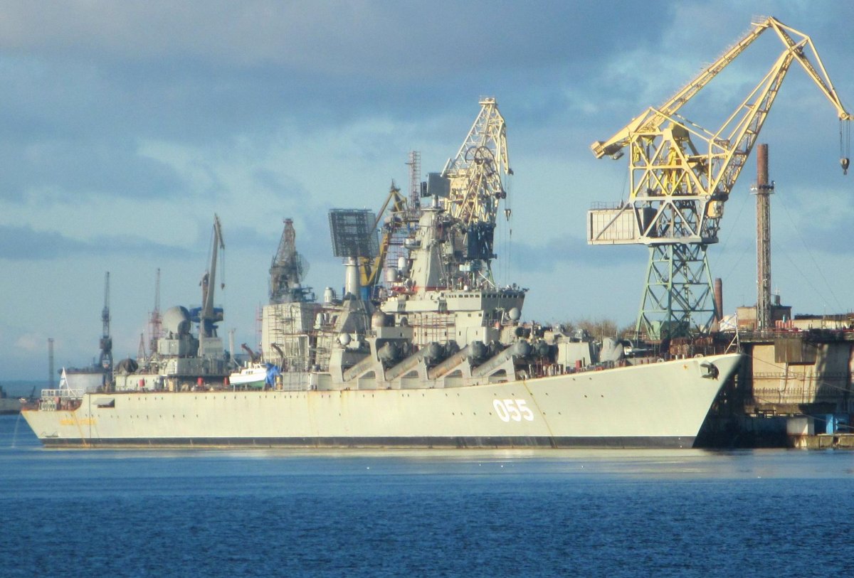 Маршал Устинов ракетный крейсер проекта 1164