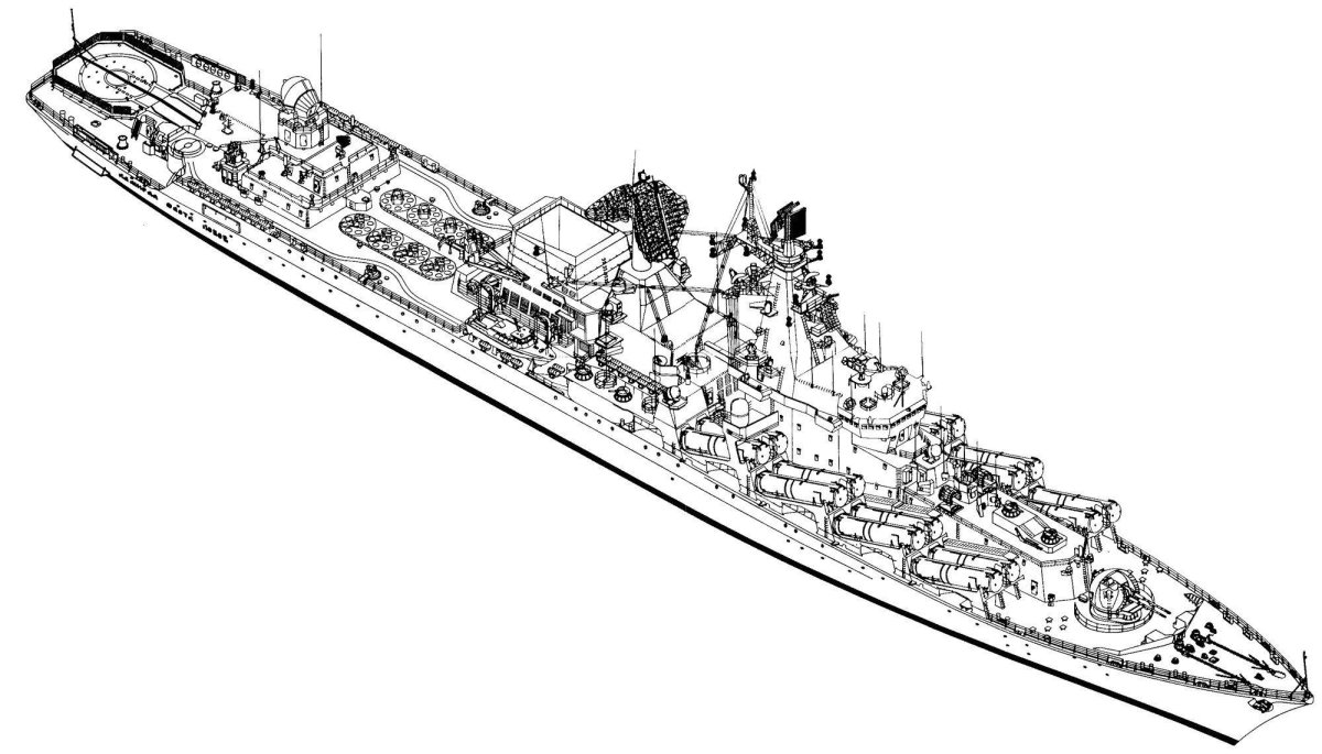 Крейсер Москва проекта 1164 Атлант