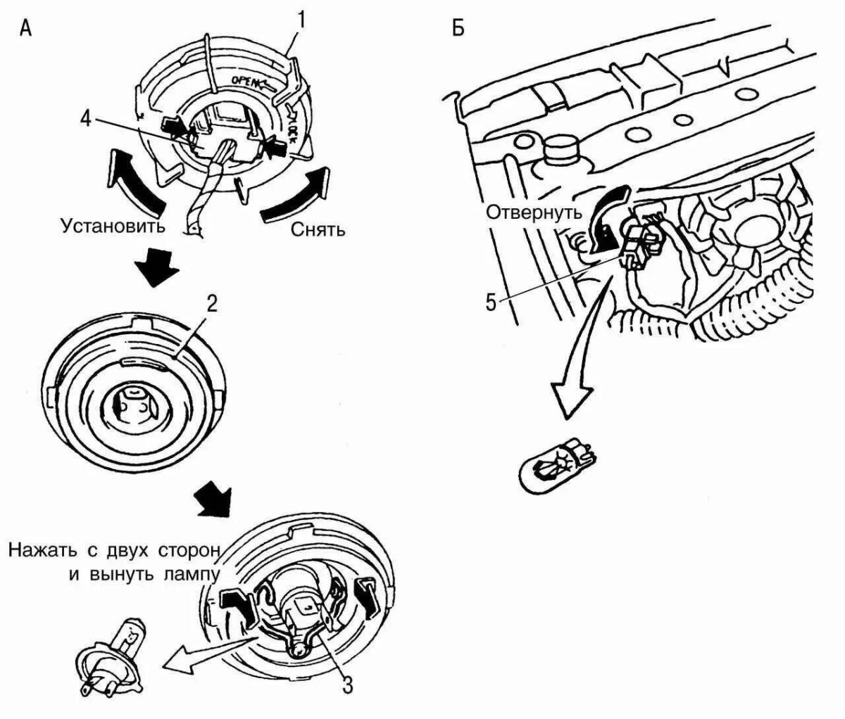 Лампа ближнего света Ниссан Тино 2001