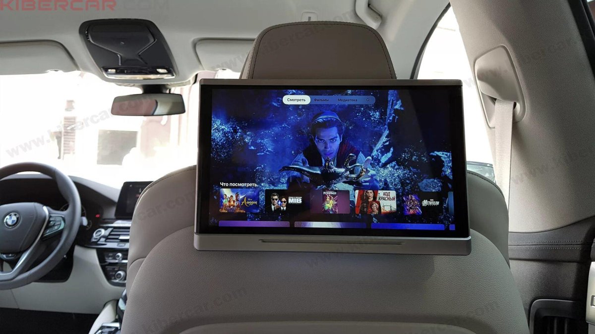 BMW e39 мониторы в подголовники