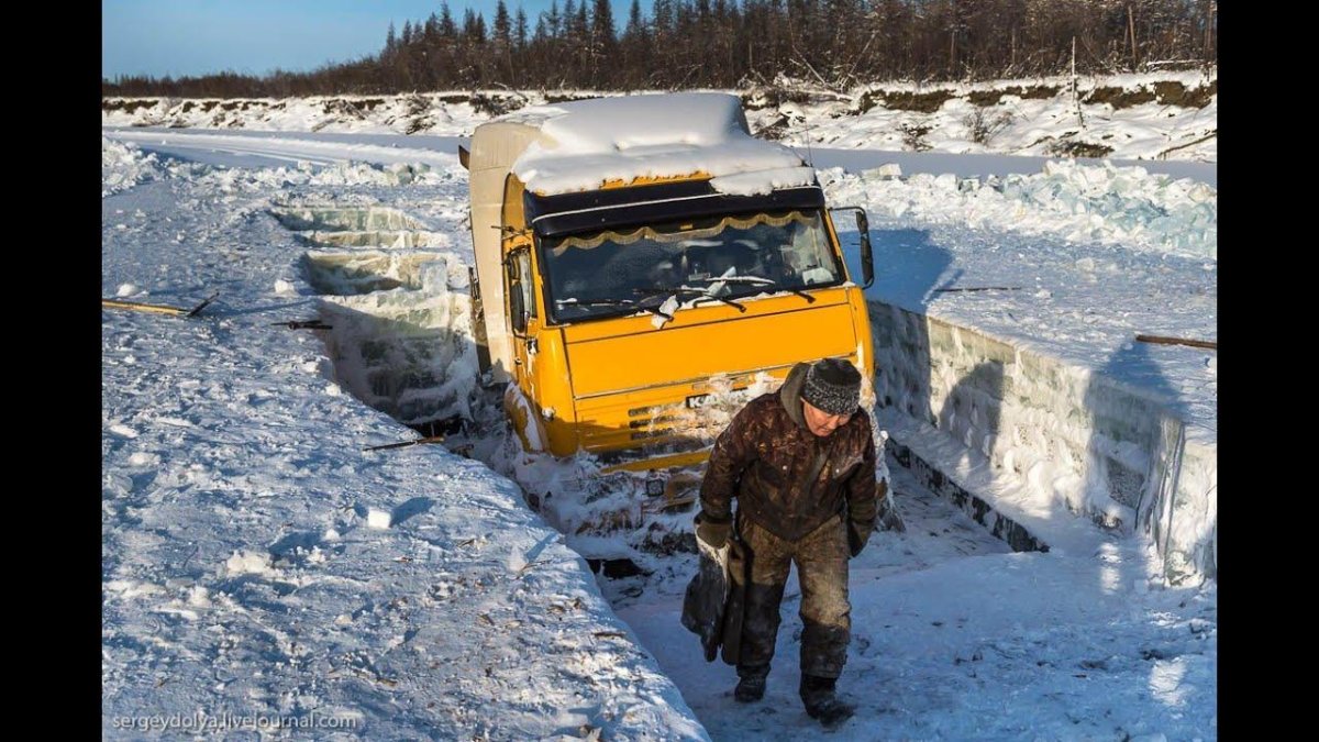 КАМАЗ зимник Север