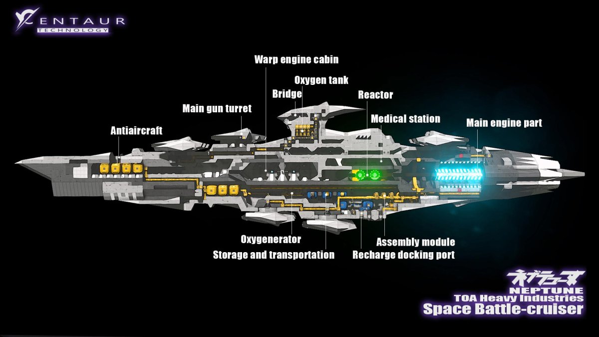 Корабль с варп двигателем