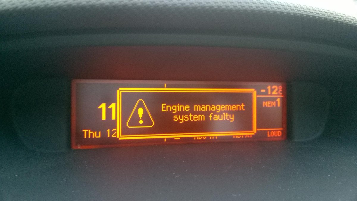 Пежо 308 braking System faulty