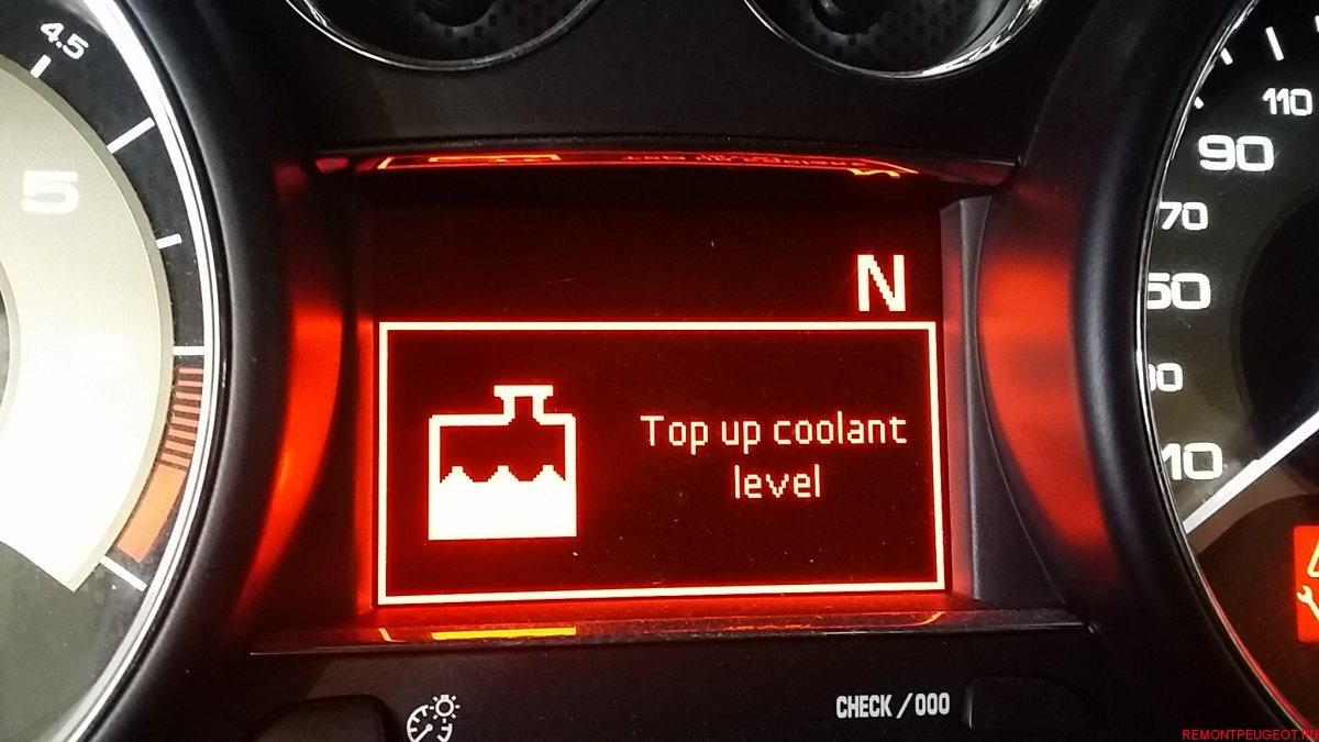 Coolant Level Peugeot 3008