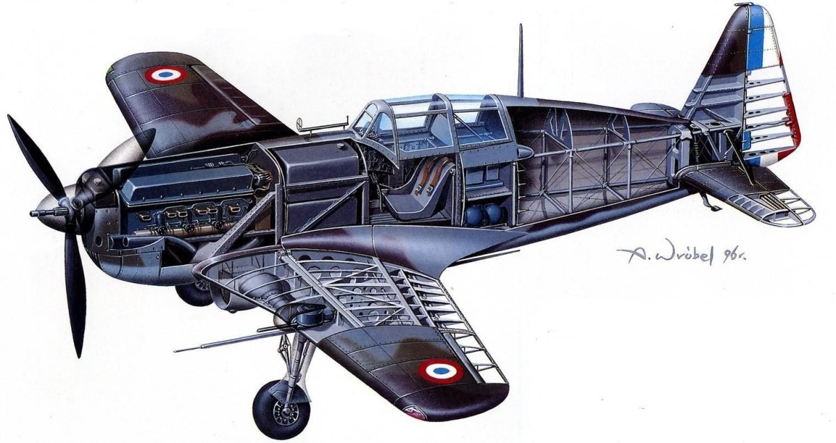Истребитель Morane-Saulnier m.s.406