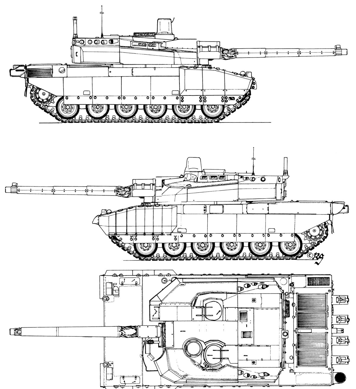 Т-80бвм чертежи