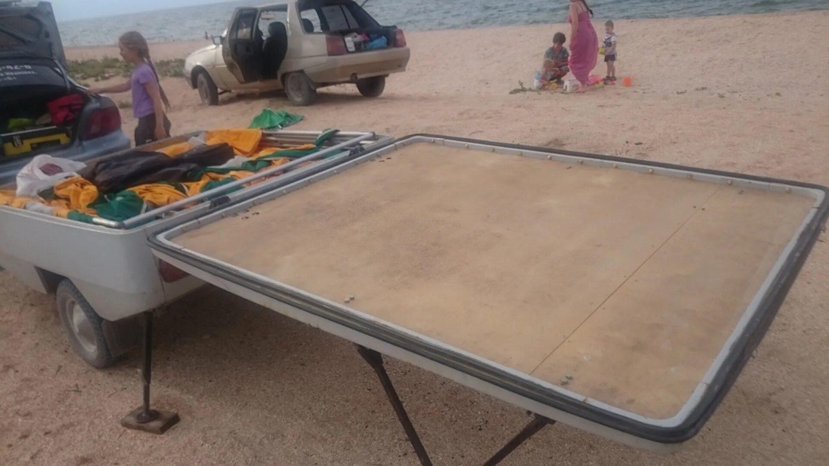 Габариты прицепа Скиф 2м