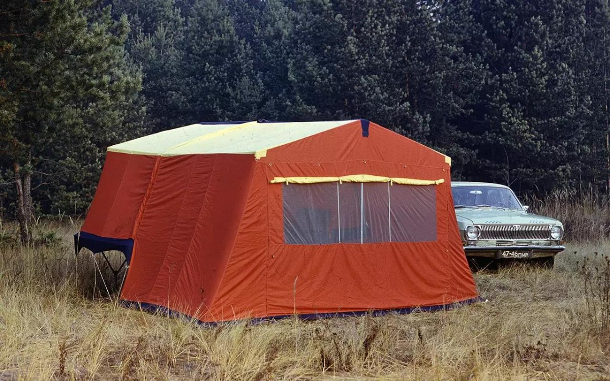 Прицеп Скиф с палаткой