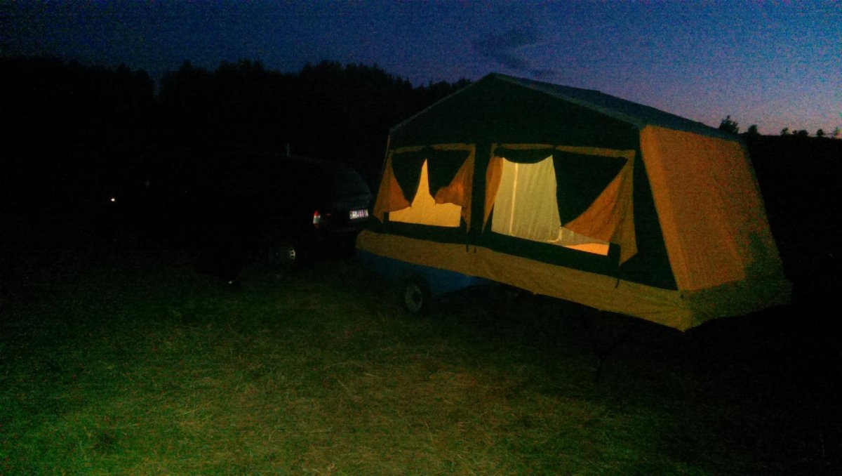 Прицеп Скиф с палаткой