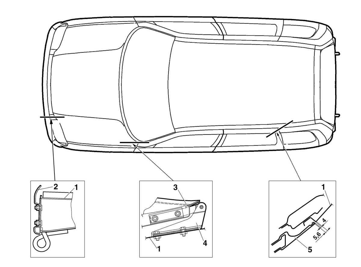 Шевроле Нива габариты вид сверху