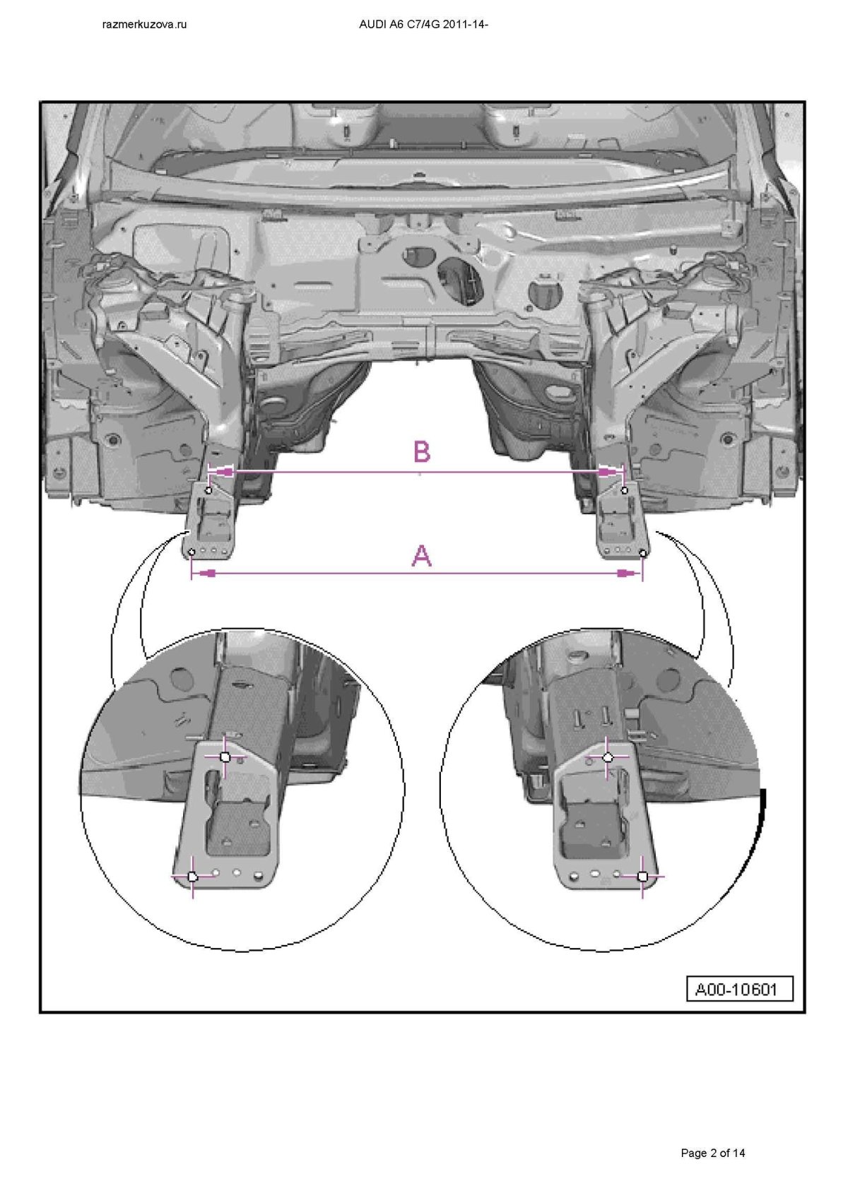 Геометрия кузова Ауди q5
