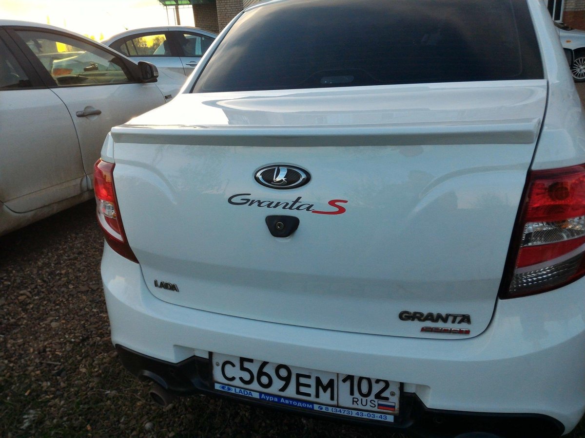 Шильдик Лада Гранта спорт