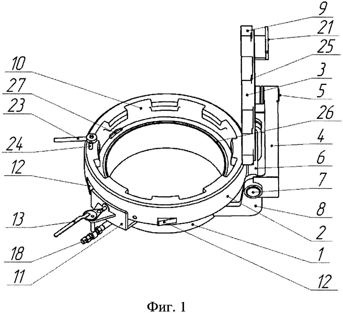Затвор концевой Байонетный ду700