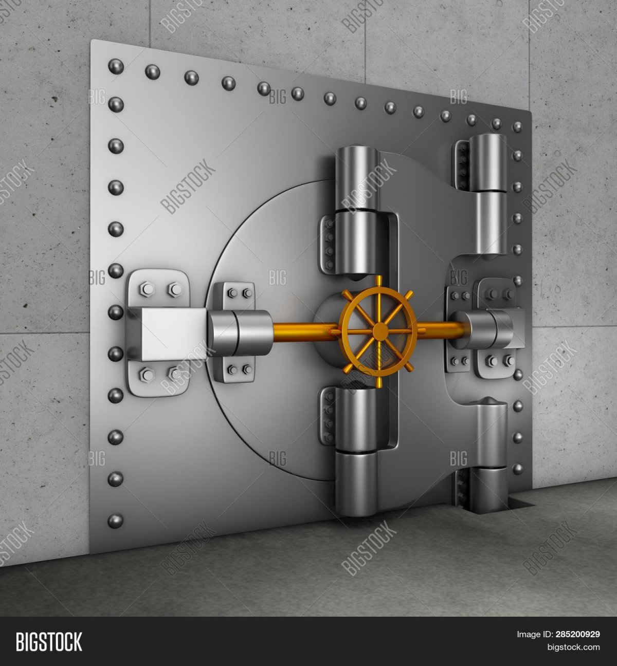 Бронированная дверь хранилища