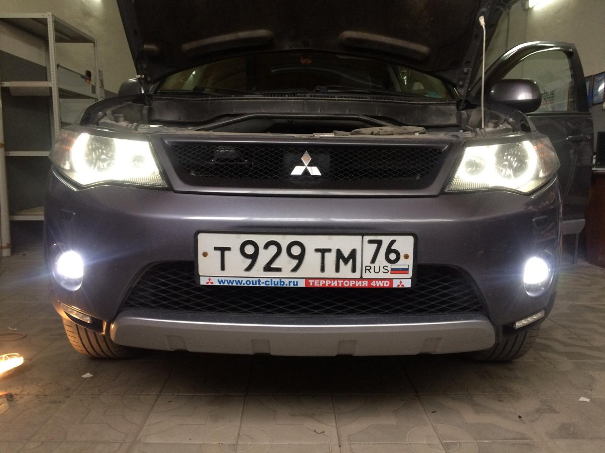 ПТФ led Mitsubishi Outlander 3