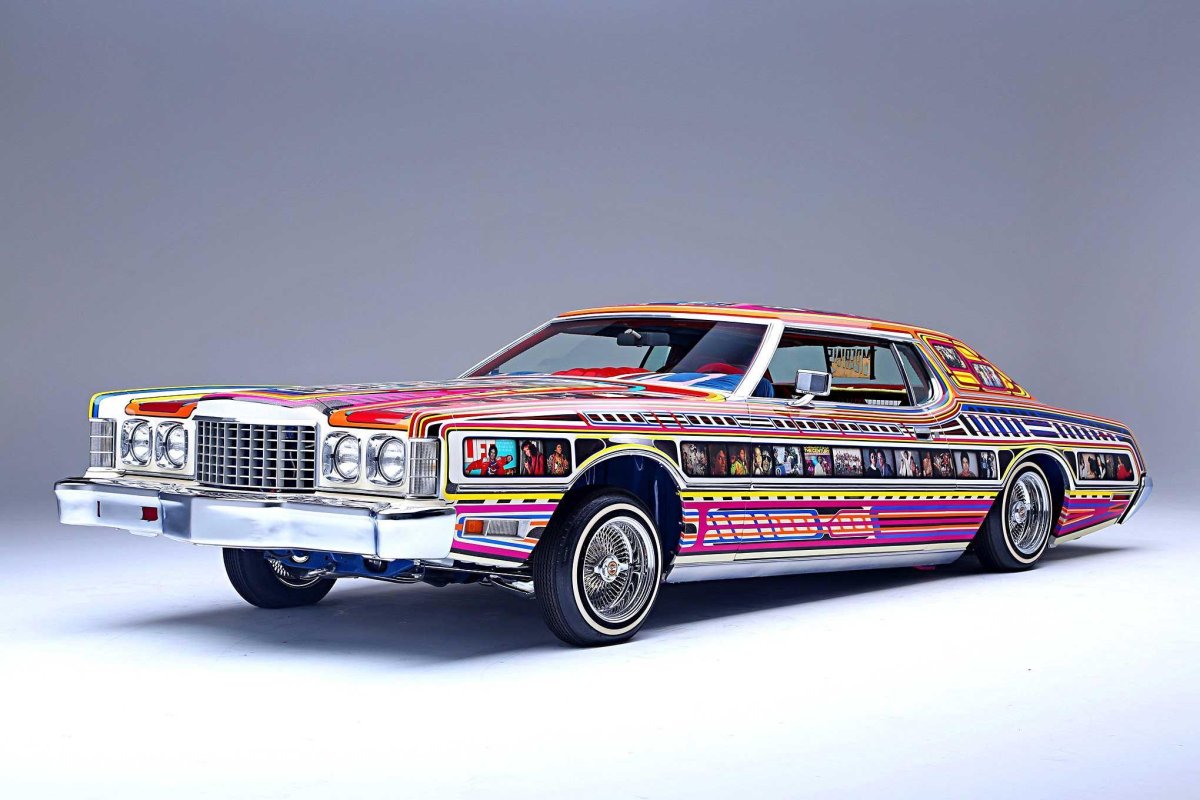 Форд Тандерберд лоурайдер