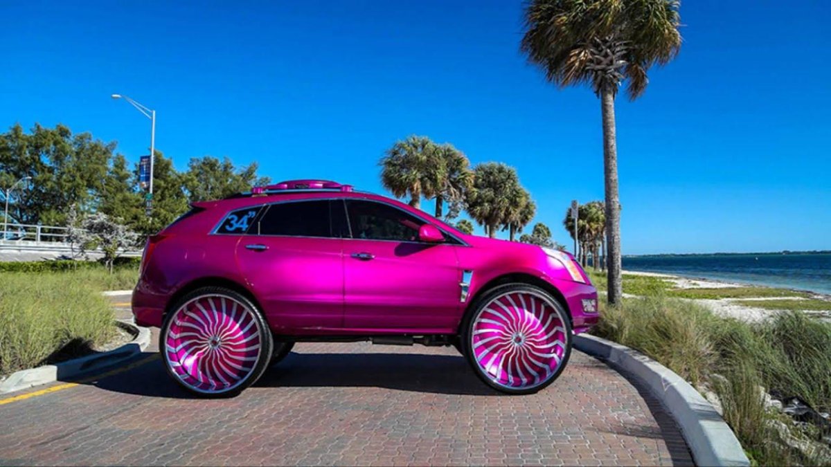 Кадиллак на больших колесах