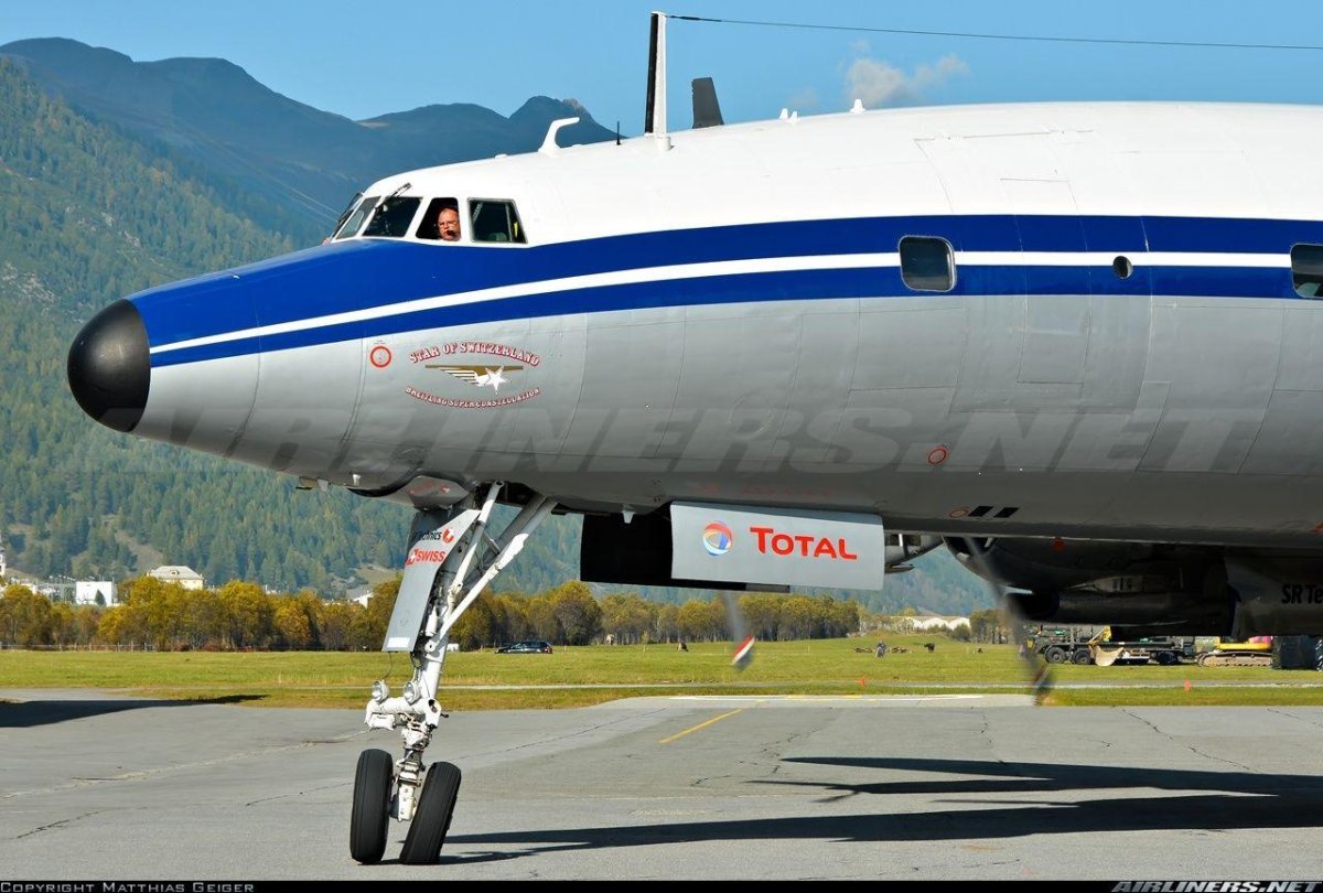Самолет Lockheed l-1049 super Constellation