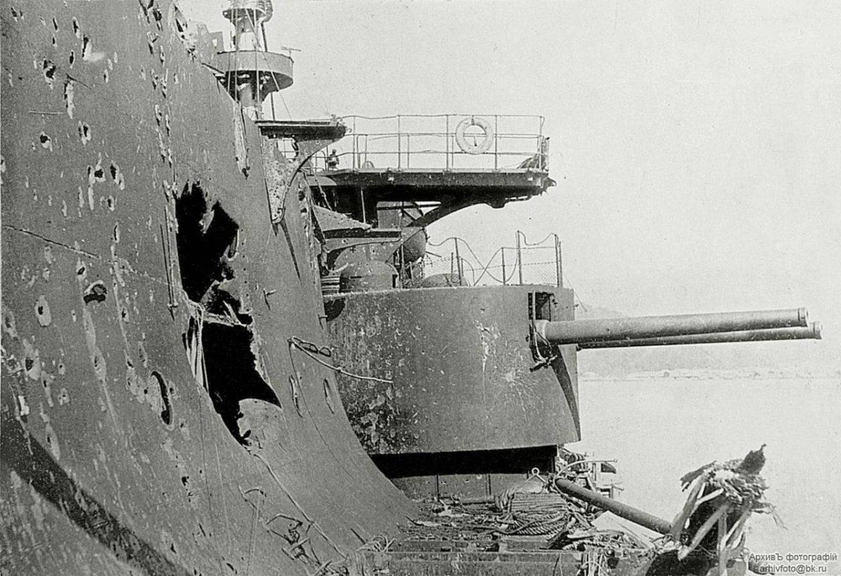 Броненосец Орел после Цусимского