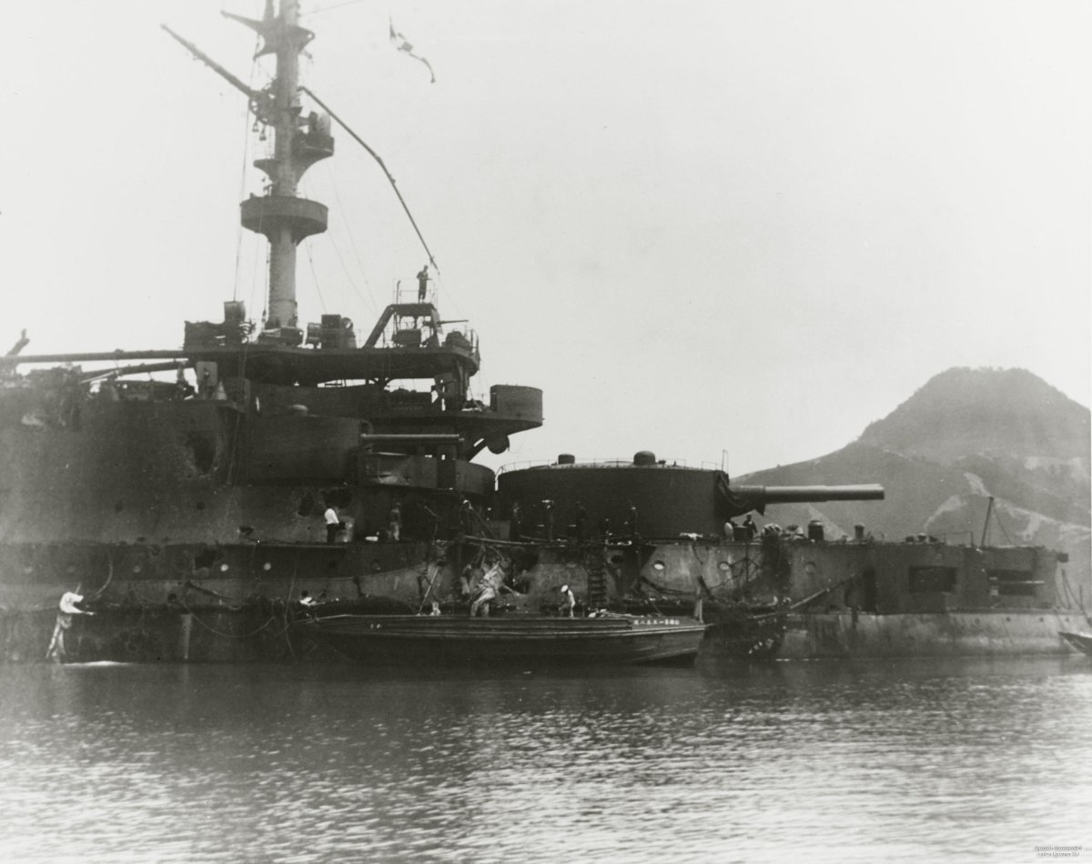 Броненосец Орел после Цусимского