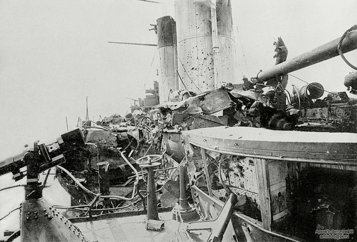 Броненосец Орел после Цусимского