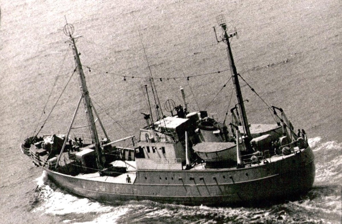 Рыболовный траулер 19 век