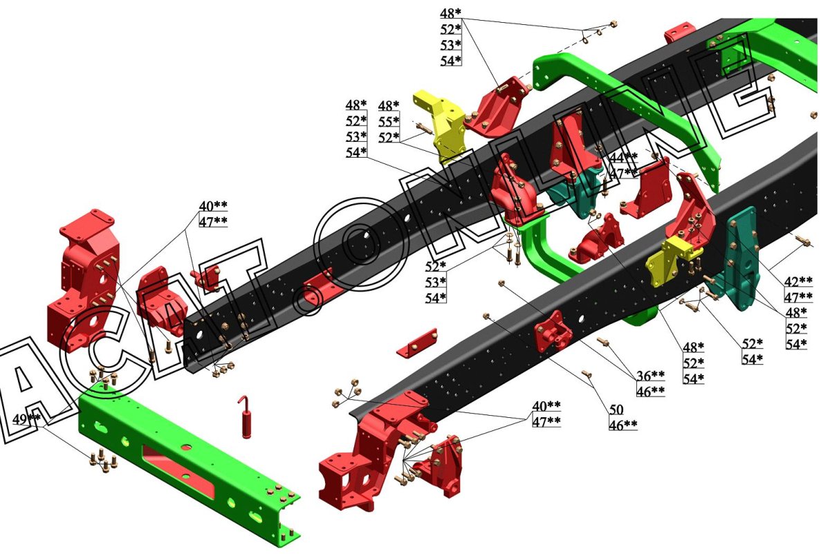 Рама передка МАЗ 5440а5