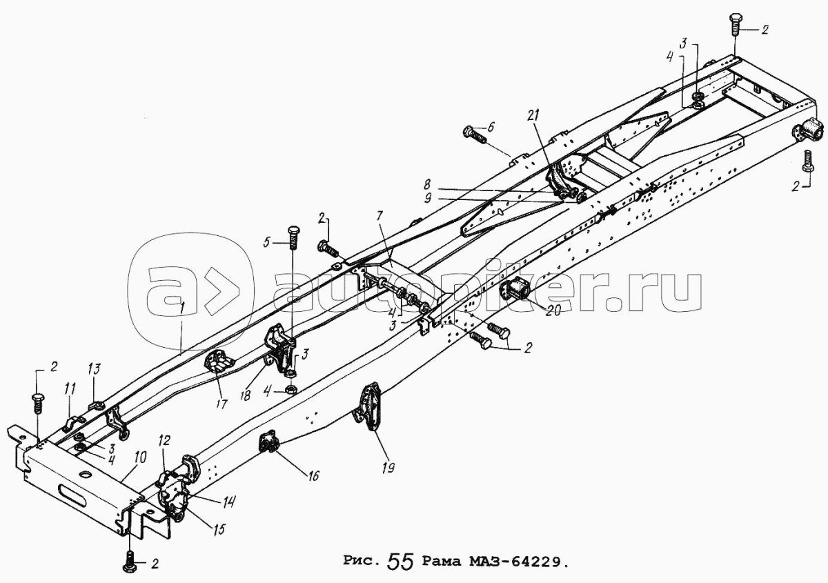 Рама МАЗ 64229