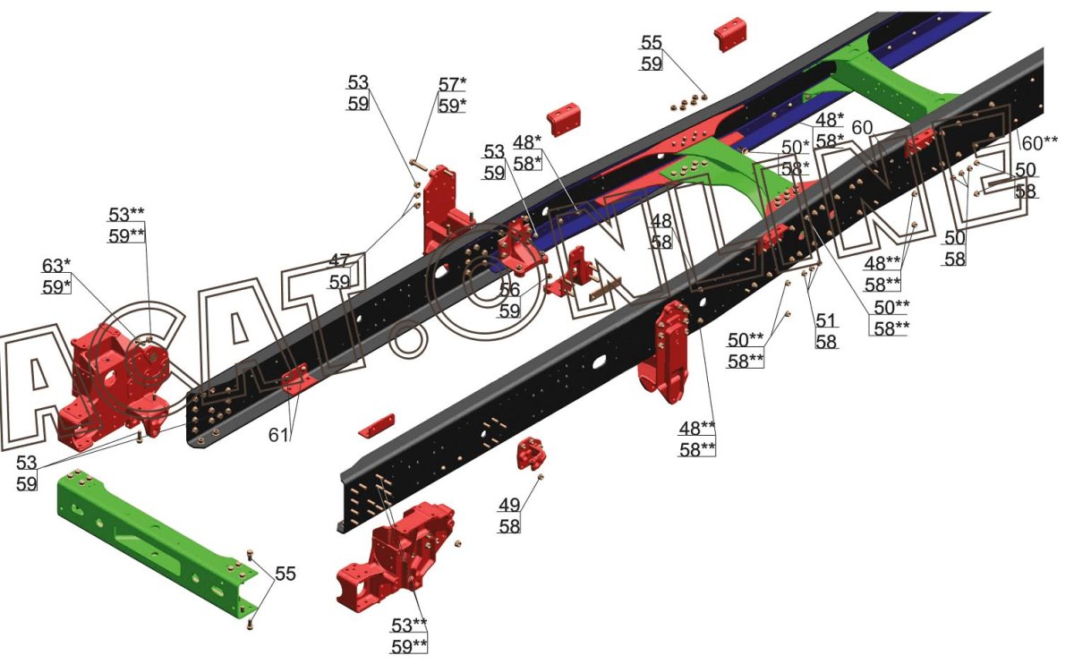 Рама МАЗ 4370