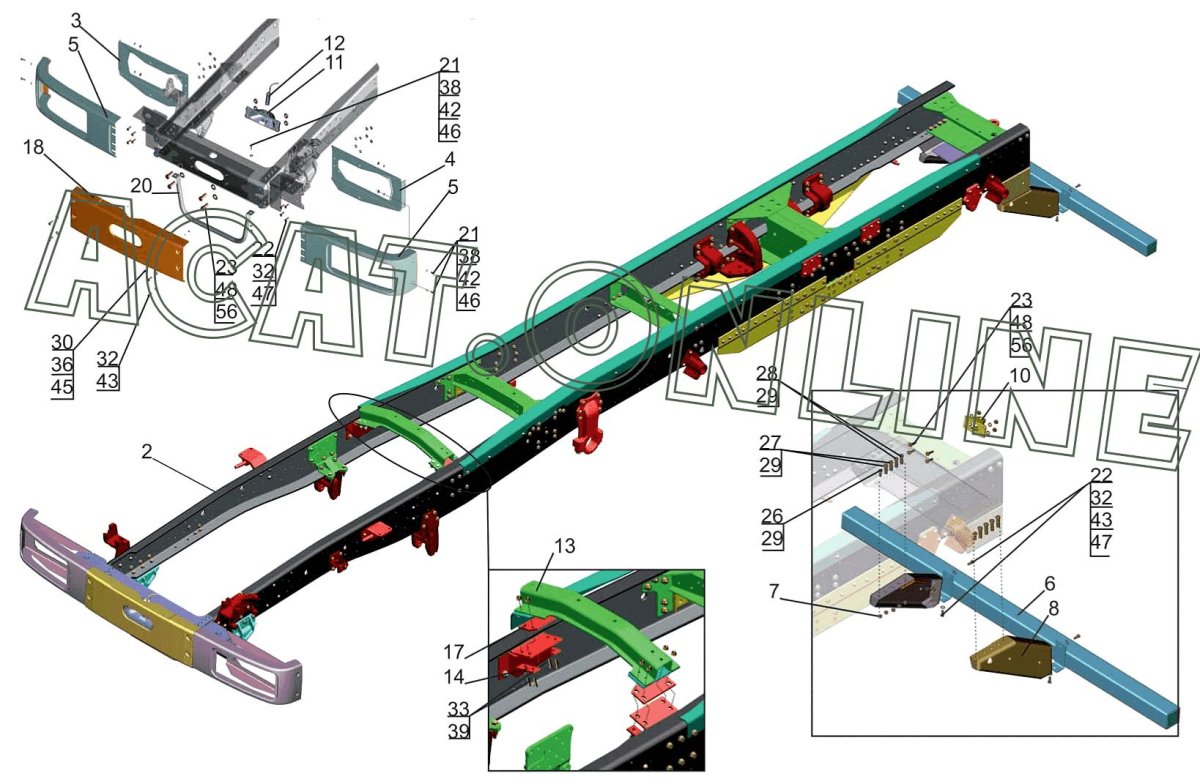 Рама МАЗ 5336