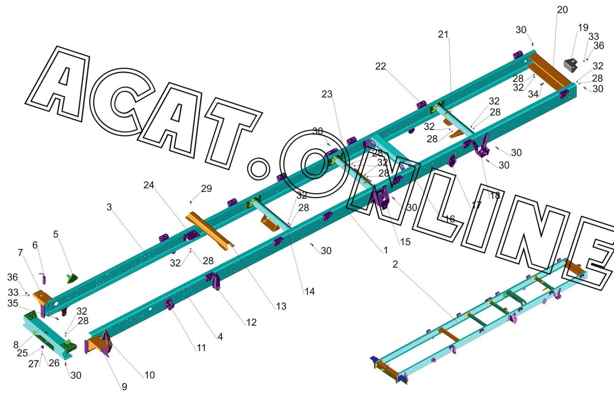 Рама МАЗ 4370