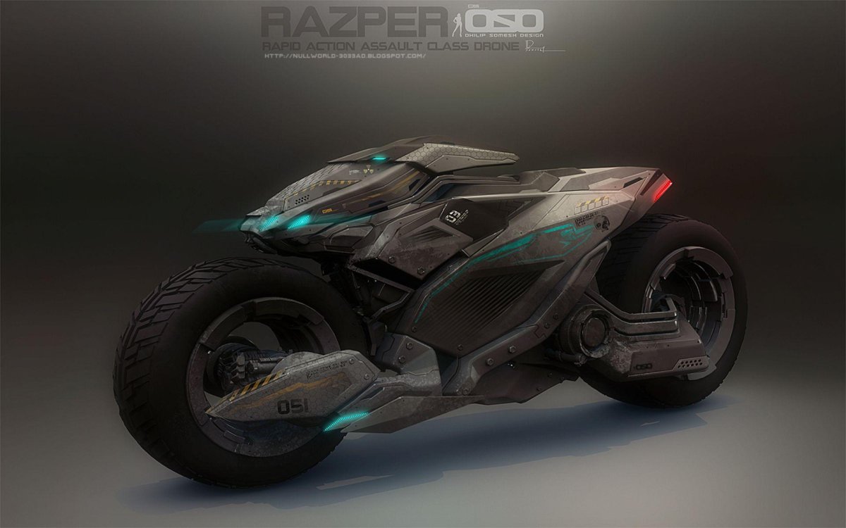 Стелс концепт байк