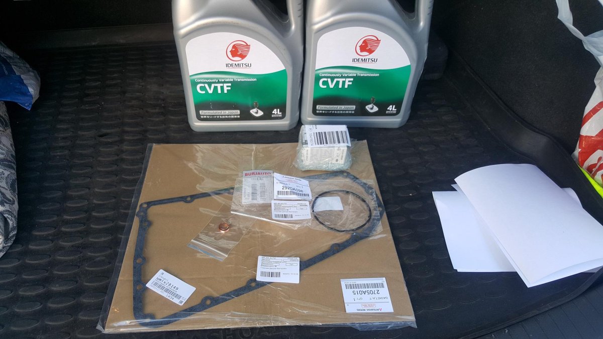 Масло в вариатор Ниссан Кашкай 2.0