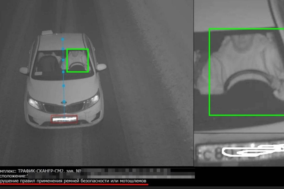Камеры видеофиксации за ремень безопасности