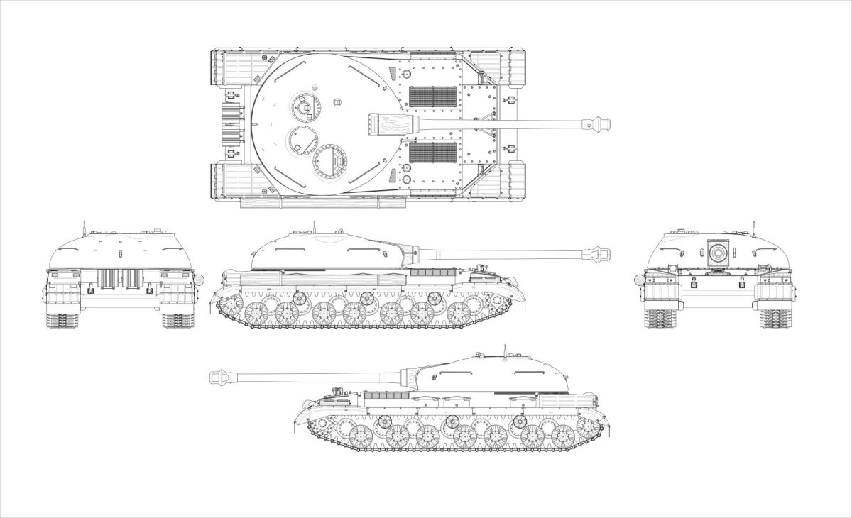 СТГ танк чертеж