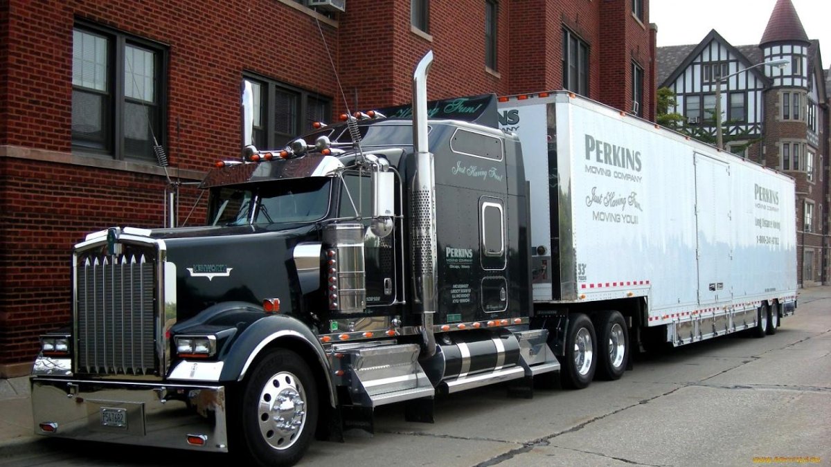 Грузовик Кенворт w900