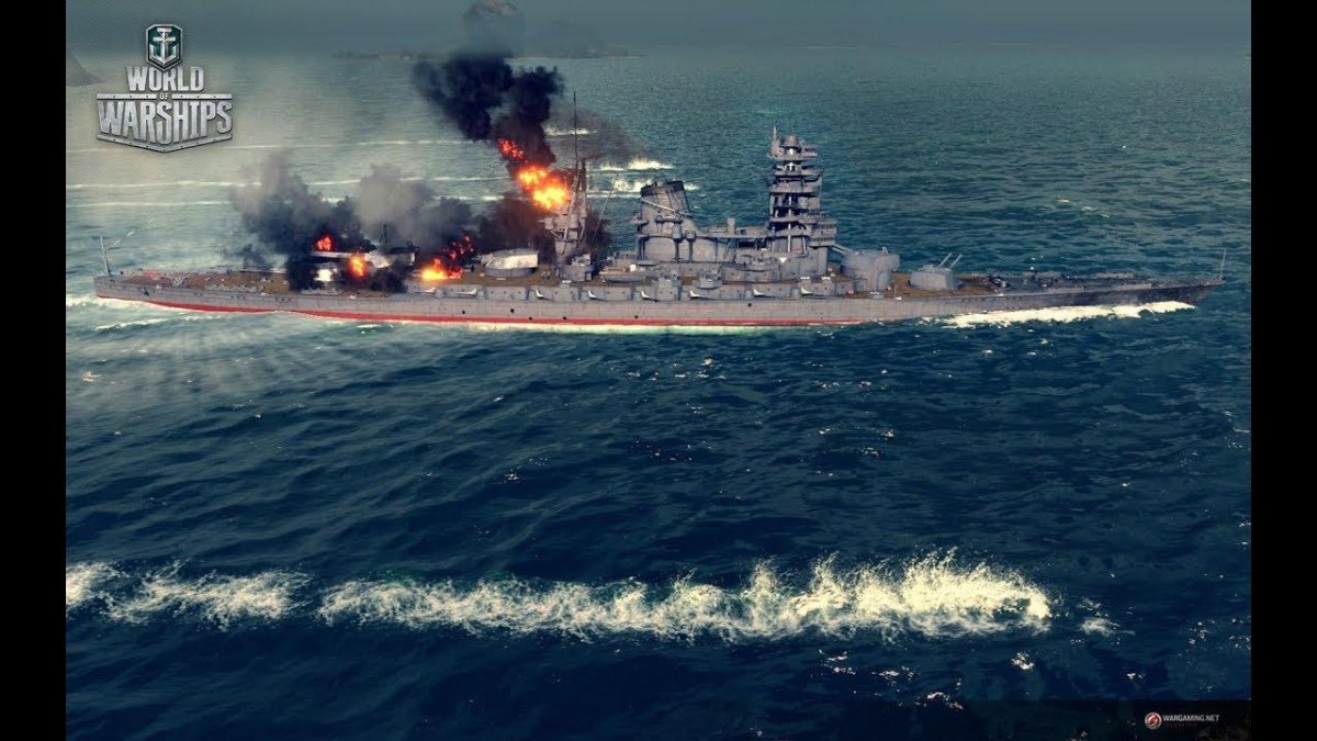 Линкор Амаги в World of Warships