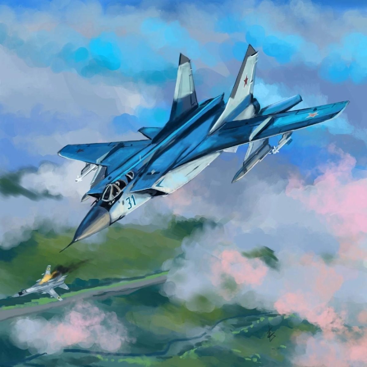 Миг-31 сверхзвуковой самолёт