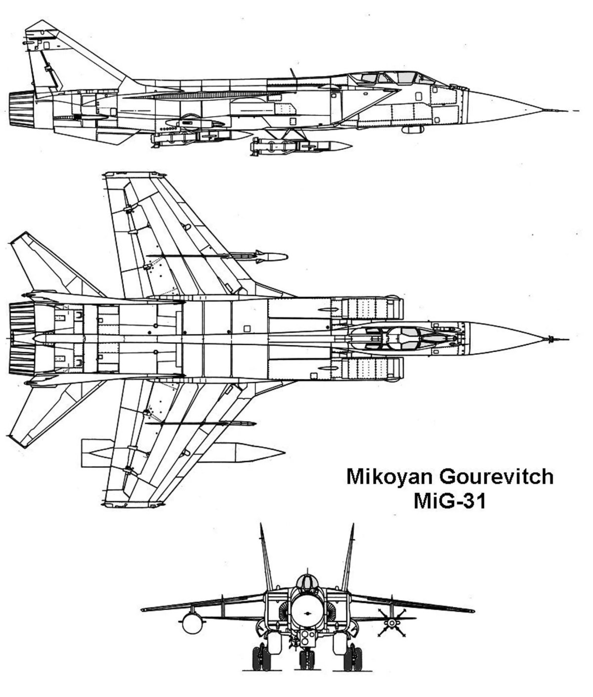 Миг-25пд чертежи