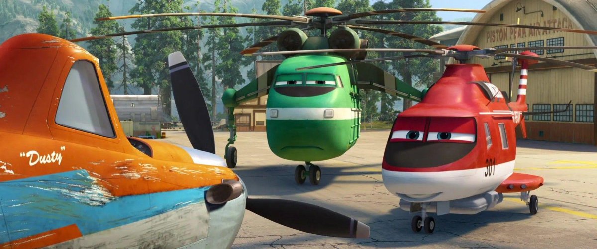 Самолеты огонь и вода райкер