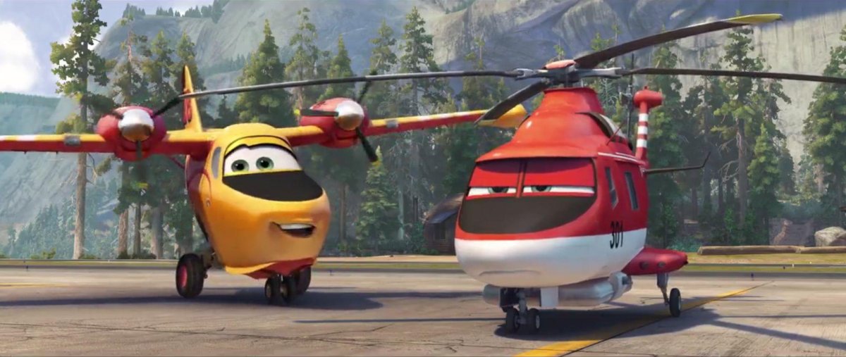 Самолёты огонь и вода рейнджер винт