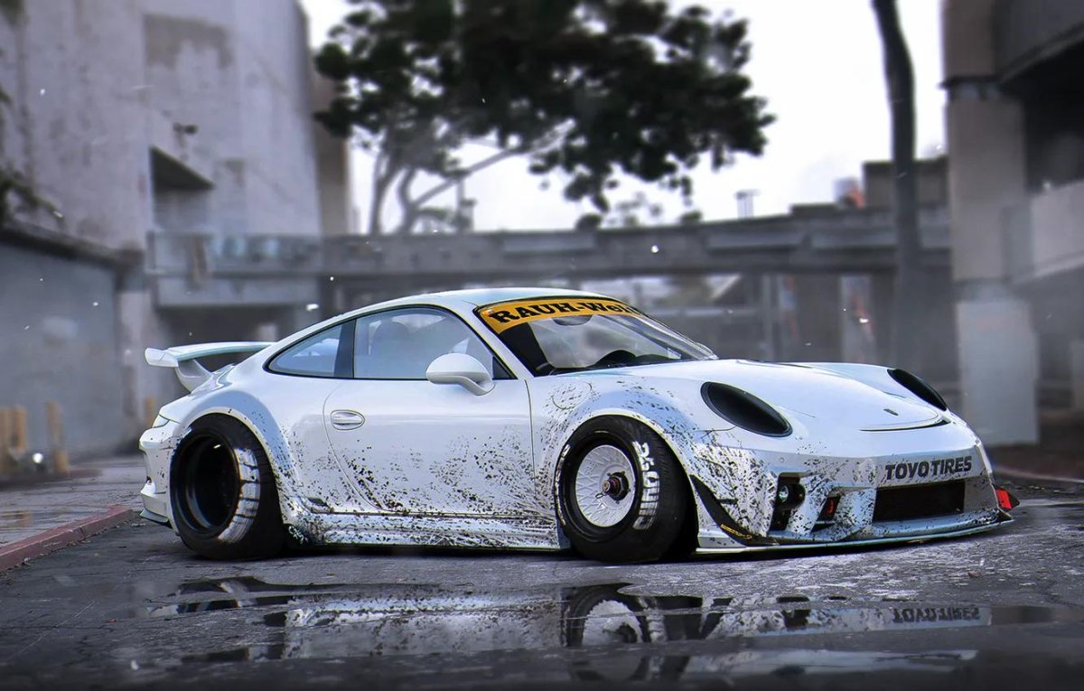 Порше 911 дрифт