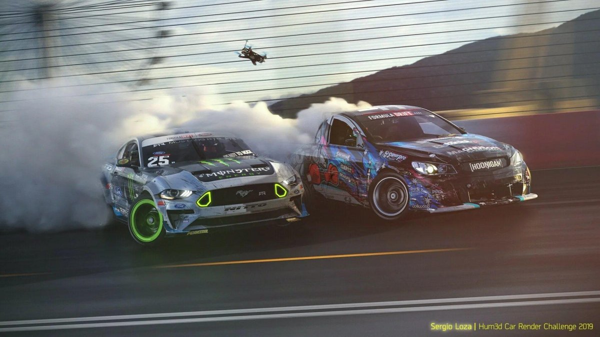 Порше дрифт