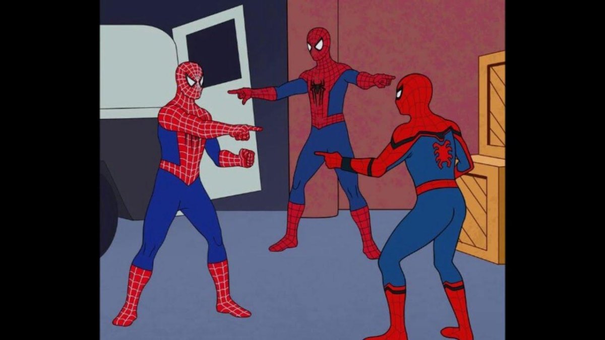 Человек паук Мем