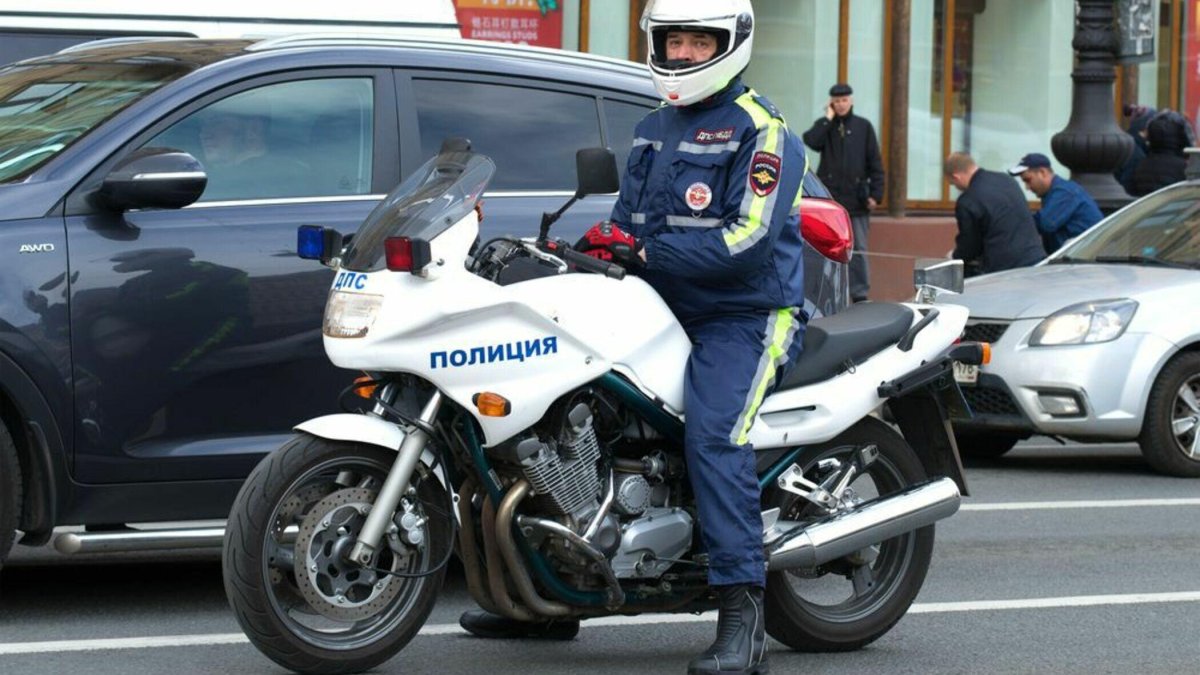 Полицейские мотоциклы в России