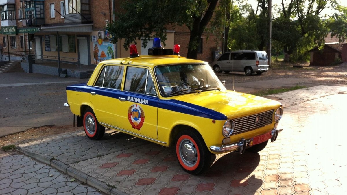 Милицейский ВАЗ 2101