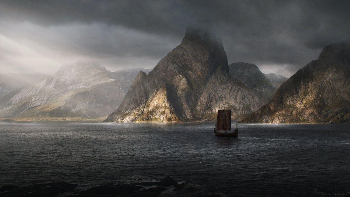 Скандинавия фьорды Викинги