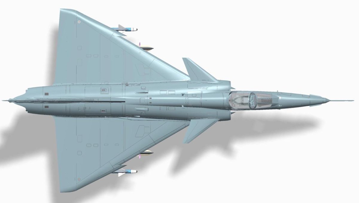 86002 Amk 1/72 самолёт Kfir c-2/c-7 IAI